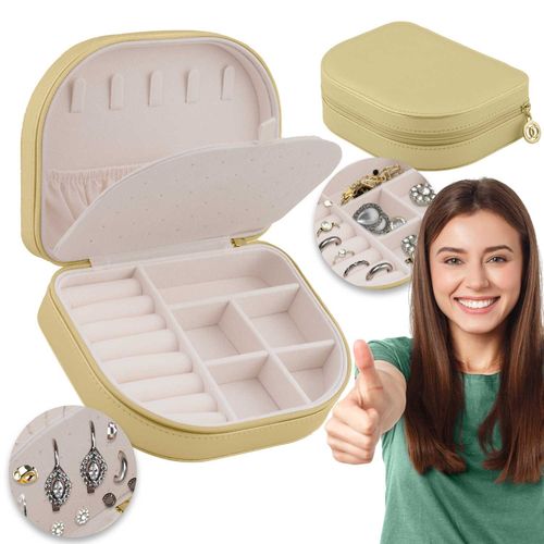 Szkatułka na biżuterię Massido MS-707 - złota na Arena.pl