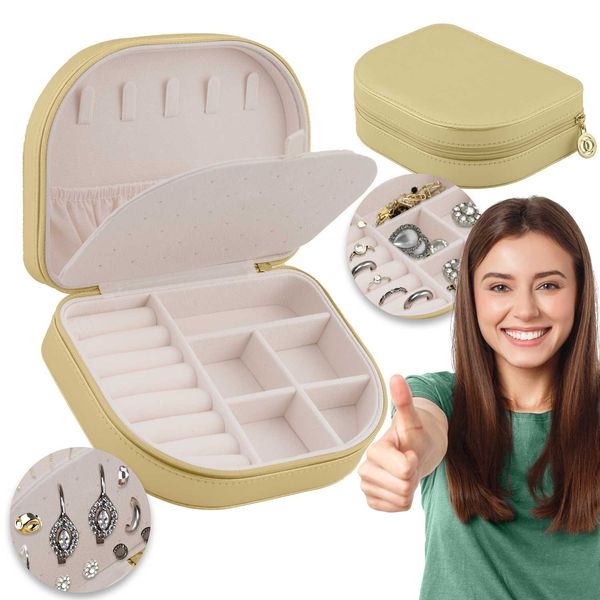 Szkatułka na biżuterię Massido MS-707 - złota zdjęcie 10