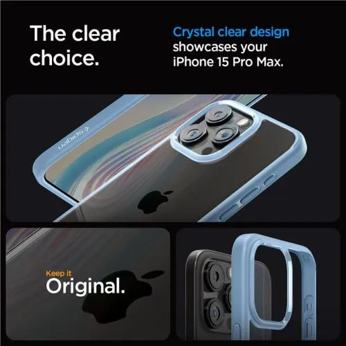 etui spigen crystal hybrid na iphone 15 pro max na Arena.pl