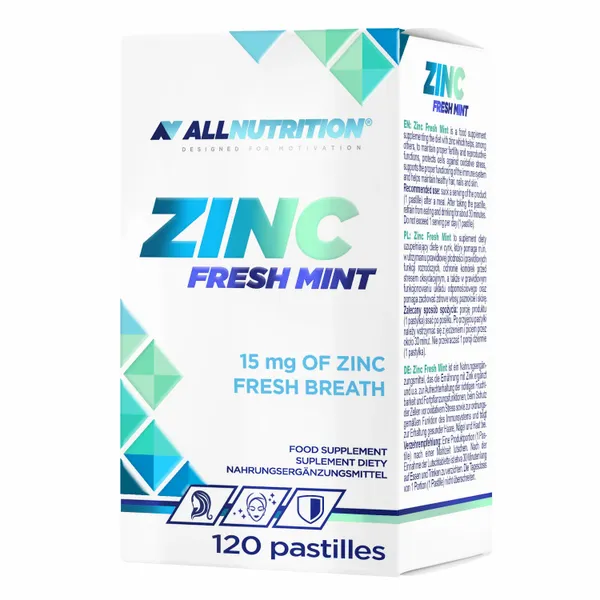 Allnutrition ZINC 120tab FRESH MINT zdjęcie 1