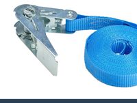 Pas z napinaczem G-Rack 6 m niebieski do mocowania motocykla i ładunku