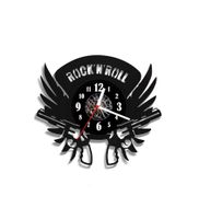Zegar ścienny z płyty winylowej Rock and roll 29.4