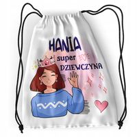 Plecak Sportowy Szkolny Dla Hani Córki Dziecka Z Nadrukiem Ze Zdjęciem