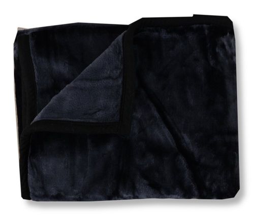 Koc Jednokolorowy Gładki Elway - Czarny na Arena.pl