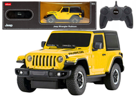 Auto JEEP Wrangler JL Rubicon Zdalnie Sterowany RC Rastar Żółty 1:24