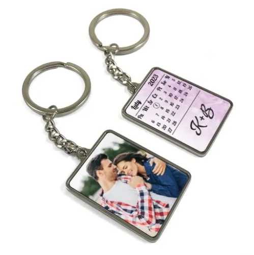 Brelok Do Kluczy Breloczek 2 Strony Data Kalendarz Zdjęcie Napis Dla Par na Arena.pl
