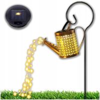 LAMPA SOLARNA OGRODOWA ZEWNĘTRZNA LED KONEWKA 98cm Wbijana Lampka do ogrodu