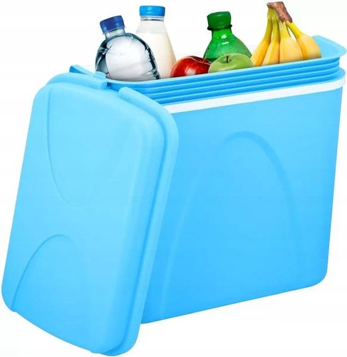 Lodówka turystyczna przenośna podróżna na wkłady mrożące piknik lato 24L na Arena.pl
