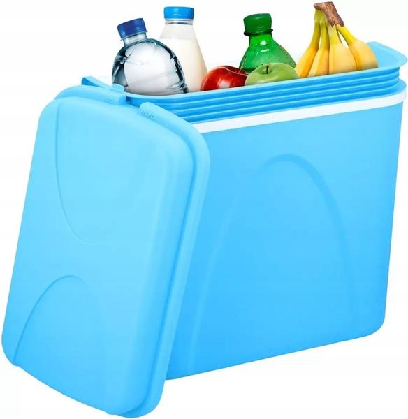 Lodówka turystyczna przenośna podróżna na wkłady mrożące piknik lato 24L zdjęcie 6