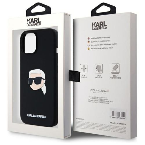 Etui Karl Lagerfeld do iPhone 15, Czarny, MagSafe na Arena.pl