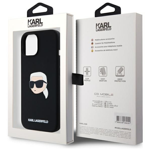 Etui Karl Lagerfeld do iPhone 15, Czarny, MagSafe zdjęcie 8