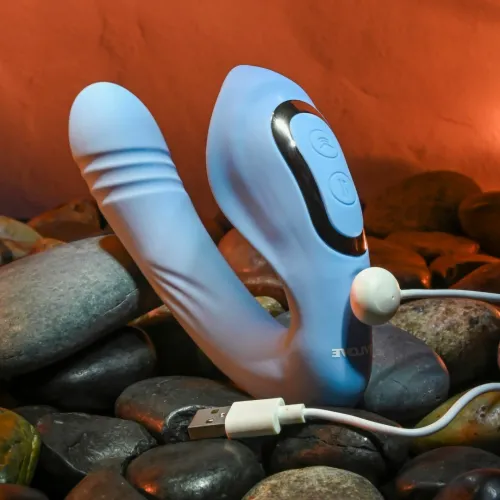 evolved tap and thrust model light blue - dwusilnikowy system pulsacyjny na Arena.pl