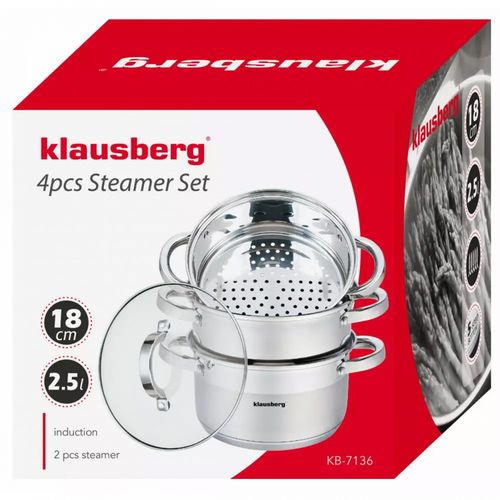 garnek na parę klausberg 4 elem. 18cm kb-7136 na Arena.pl
