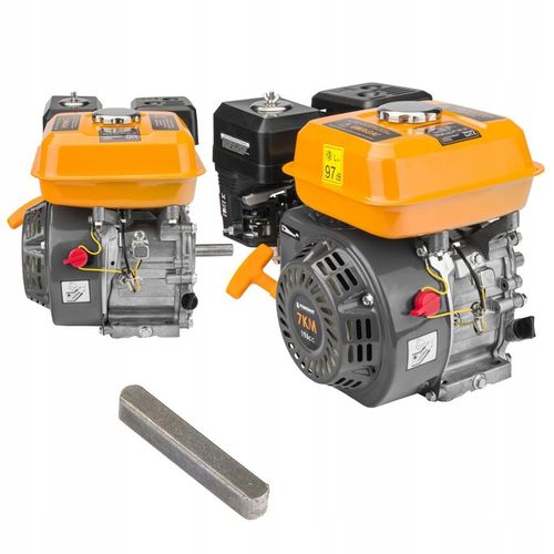 SILNIK SPALINOWY 7KM WAŁEK 19MM GX160 DO ZAGĘSZCZARKI AGREGATU OHV POWERMAT na Arena.pl