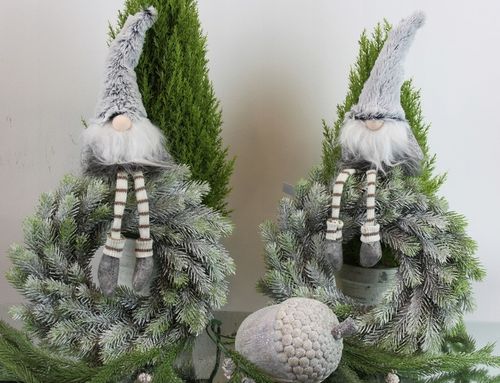 Wianek świąteczny wieniec stroik na stół drzwi Ø30 DEcodomi na Arena.pl