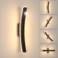 LAMPA LINIOWA SCIENNA LED KINKIET CZARNA NOWOCZESNA SALONU 3000K 13W 40CM