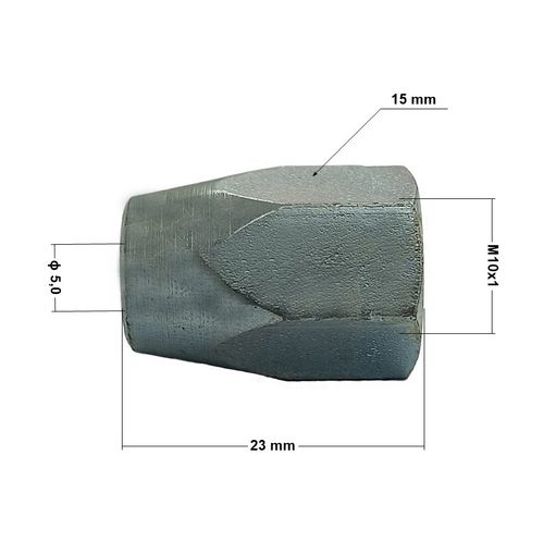 10x KPS-15 Końcówka przewodu hamulcowego sztywnego M10x1 rurka 4,8mm na Arena.pl