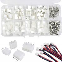 Zestaw JST-XH 2.54 złącze+gniazdo 2 3 4 5pin 230szt