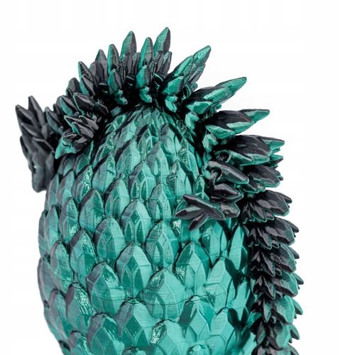 Ruchomy Kryształowy Smok Ze Smoczym Jajem DARKFOREST Rozmiar L na Arena.pl