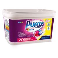 kapsułki do prania purox color 20 sztuk clovin
