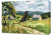 Obraz 70x50cm Bujna Wieś