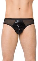 stringi męskie wycięte softline 4517 czarne xl