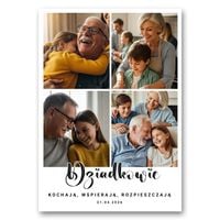 Foto Magnes ze Zdjęciem na Lodówkę Prezent Dzień Babci i Dziadka