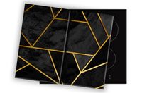 SZKLANA DESKA NA KUCHENKĘ 2x40x52 018D ELEGANCJA