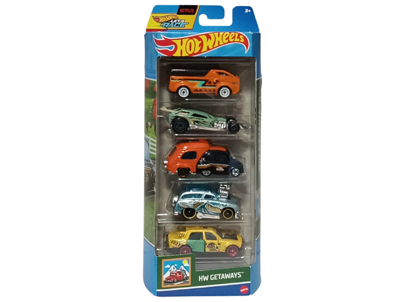 Autka Hot Wheels - HW Getaways - 5 pak (HTV46) zdjęcie 2