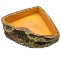 REPTILE NOVA Miska narożna na wodę terrarium gadów płazów jaszczurki 19 cm