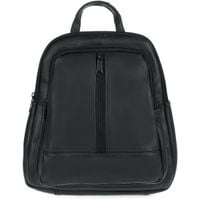 plecak skórzany crossbody na jedno ramię bellugio - czarny