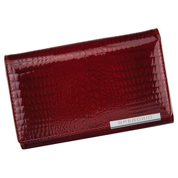 Portfel damski skórzany PELLUCCI GF112 Czerwony zdjęcie 1