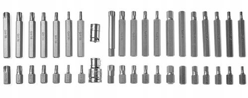 ZESTAW BITÓW KOŃCÓWKI BITY KLUCZE KOŃCÓWKI KLUCZ IMBUS HEX TORX SPLINE na Arena.pl