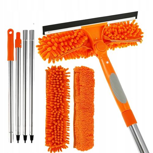 MYJKA DO OKIEN SZYB TELESKOPOWY Z ŚCIĄGACZKA WODY ZESTAW DUŻA WYSOKOŚĆ 2W1 na Arena.pl