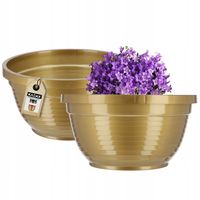 DONICZKA MISA OSŁONKA DO KWIATÓW 20cm ZŁOTA