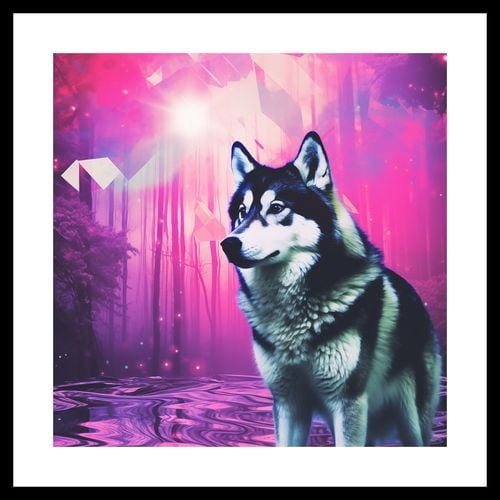 Plakat 30x30cm Wilczy Duch na Arena.pl