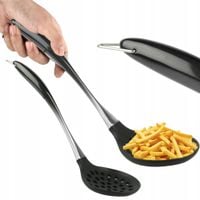 ŁYŻKA SZUMÓWKA KUCHENNA ŁOPATKA CEDZAKOWA DO ODCEDZANIA STAL NIERDZEWNA