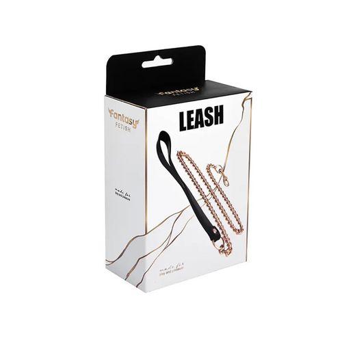 metal and leather chain leash na Arena.pl