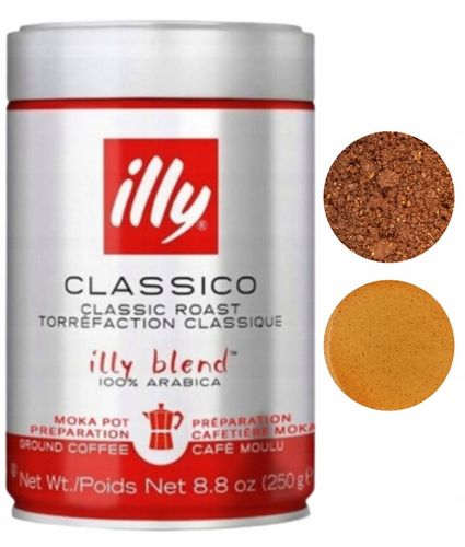 illy Classico Moka arabica Filtro kawa mielona 250g na Arena.pl