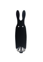 wibrator króliczek adrien lastic silikonowy czarny 8 5 cm