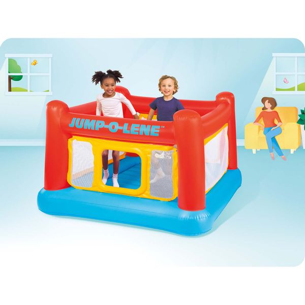 Trampolina dmuchana Zamek 174 x 174 x 112 cm 48260 INTEX zdjęcie 3