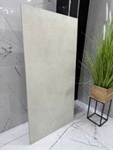 JASNY kremowy gres marmuropodobny 120X60 z żyłkami struktura KAMIENIA