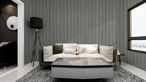 TAPETA LAMEL PANELE ŚCIENNE DREWNIANE 3D WINYLOWA IMITACJA DESKI 45cm x 10m na Arena.pl