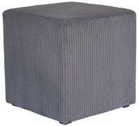 PUFY PUFA kwadratowa 40x40x40 MATERIAŁ velur sztruks SZARY