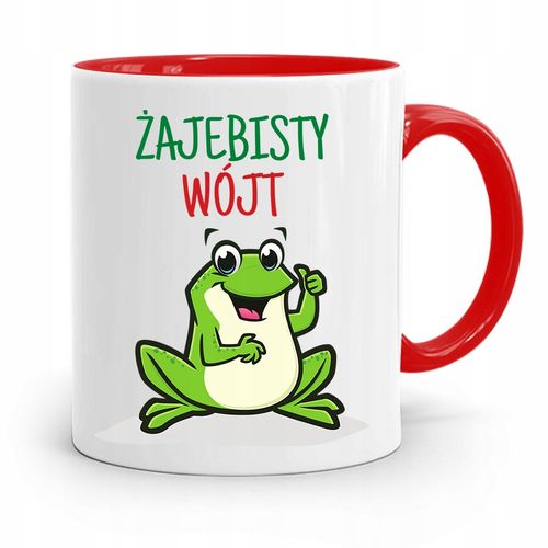 Dla Wójta Kubek Czerwony Żajebisty Wójt Prezent Z Nadrukiem Ze Zdjęciem na Arena.pl