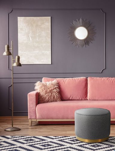 Pufa Kung XL ciemnoszara okrągła na Arena.pl