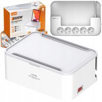 Ładowarka LDNIO Listwa Zasilająca Zasilacz Organizer Kabli USB Przedłużacz