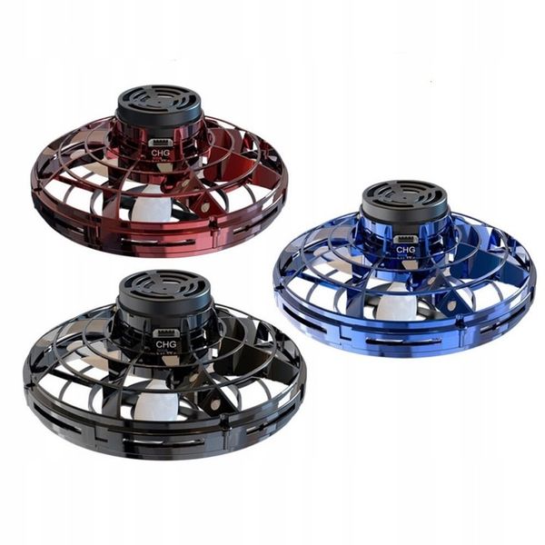 LATAJĄCY fidget SPINNER BUMERANG UFO LED 366 dron żyroskop PREZENT dysk zdjęcie 7