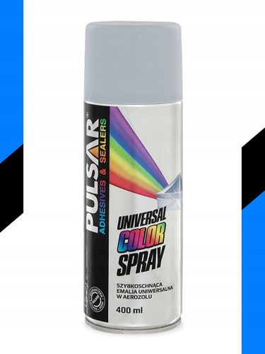 FARBA SPRAY SZARY JASNY MAT PULSAR 400 ml EMALIA PODKŁAD na Arena.pl