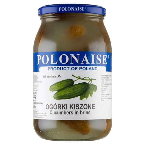 Polonaise Ogórki kiszone 850 g zdjęcie 1